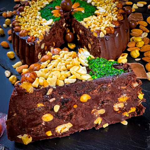 Samarkandas halva ar šokolādi un riekstiem