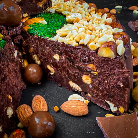 Samarkandas halva ar šokolādi un riekstiem