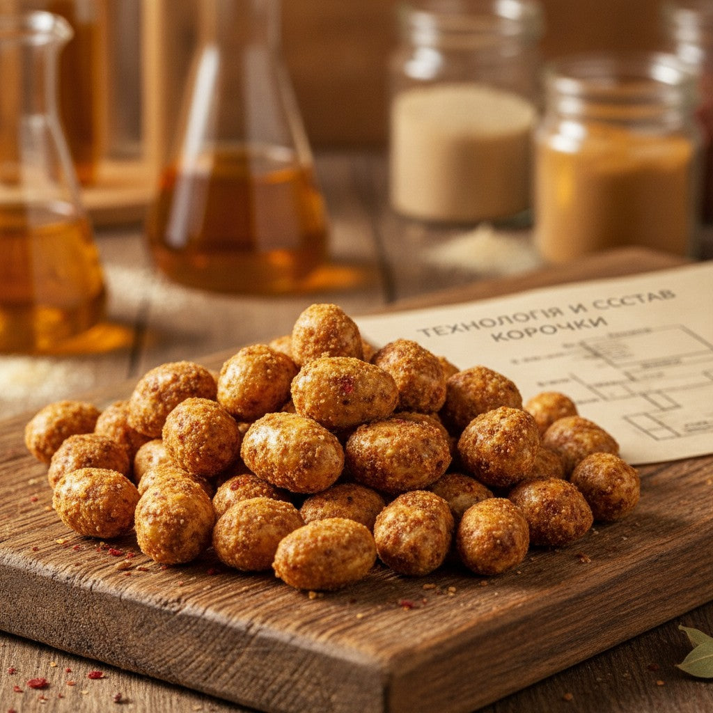 Peanuts in a BBQ coating: seven spices in one crunchy shell – article cover