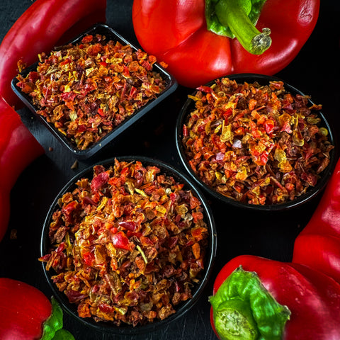 Aromātiska un smaržīga kaltēta sarkanā paprika
