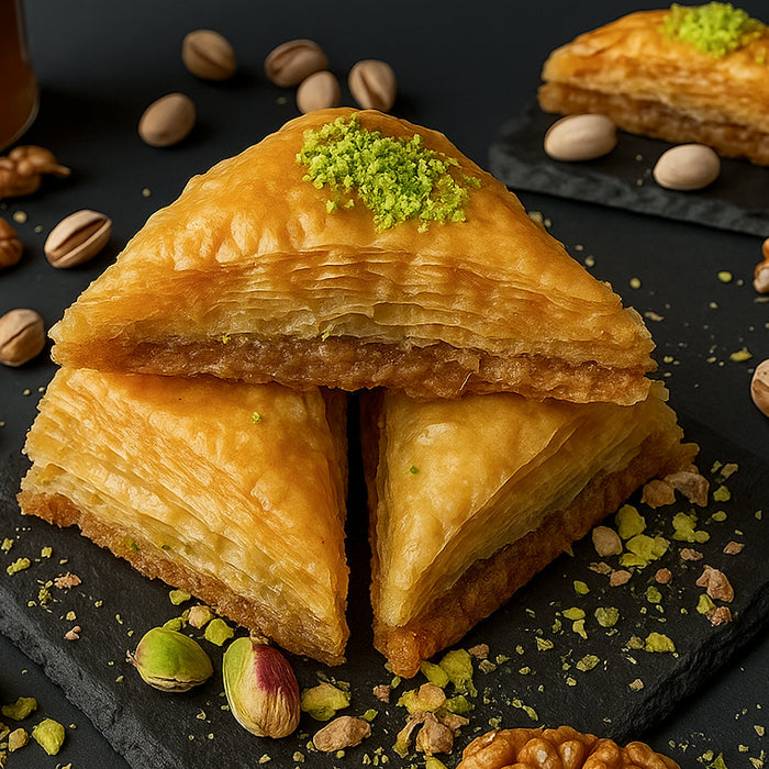 Baklava - pistāciju trīsstūrīši