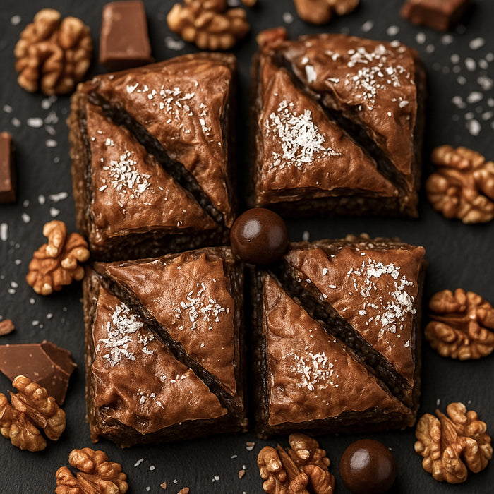Baklava - šokolādes valriekstu trīsstūrīši