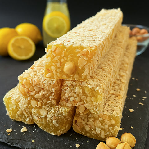 Citronu lokums ar lazdu riekstiem un mandelēm