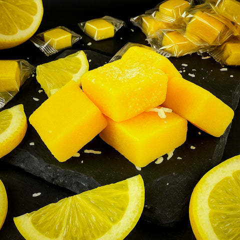 Citronu košļājamās konfektes