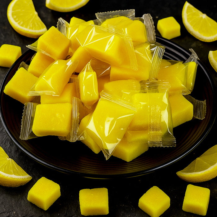 Citronu košļājamās konfektes