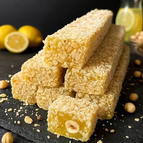 Citronu lokums ar lazdu riekstiem un mandelēm