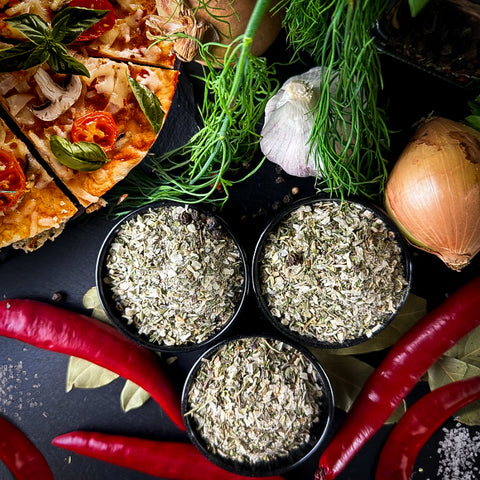 Garšvielu maisījums "Tuscan evening" picai, pastai, lazanjai un aromātiskām zupām