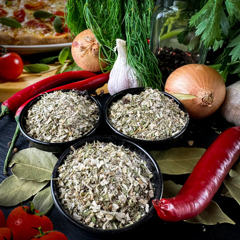 Garšvielu maisījums "Tuscan evening" picai, pastai, lazanjai un aromātiskām zupām