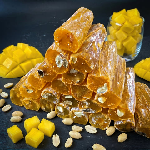 Mango Fingers ar zemesriekstiem