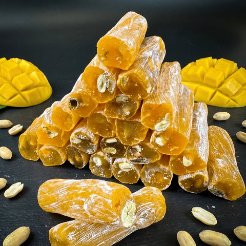 Mango Fingers ar zemesriekstiem