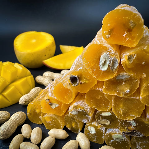 Mango Fingers ar zemesriekstiem