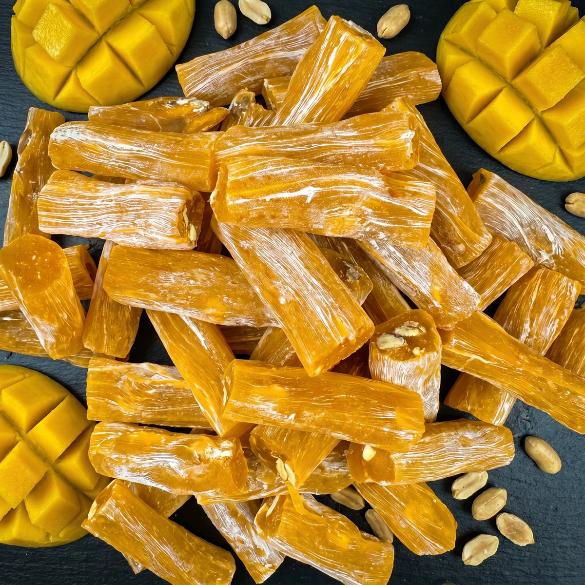 Mango Fingers ar zemesriekstiem