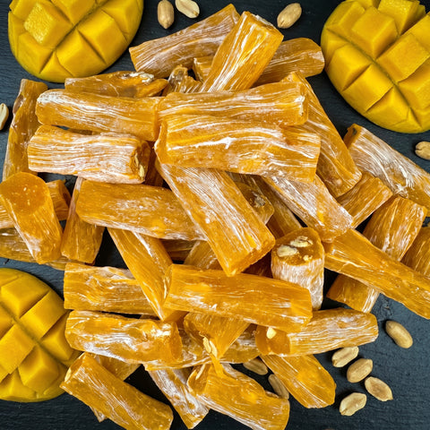 Mango Fingers ar zemesriekstiem