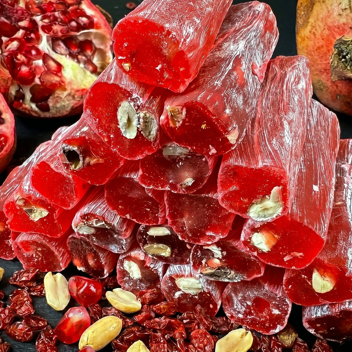 Granātābolu bataloniņi ar zemesriekstiem