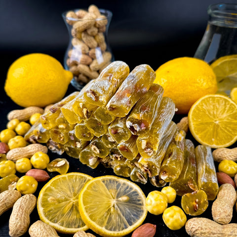 Citronu pirkstiņi ar zemesriekstiem