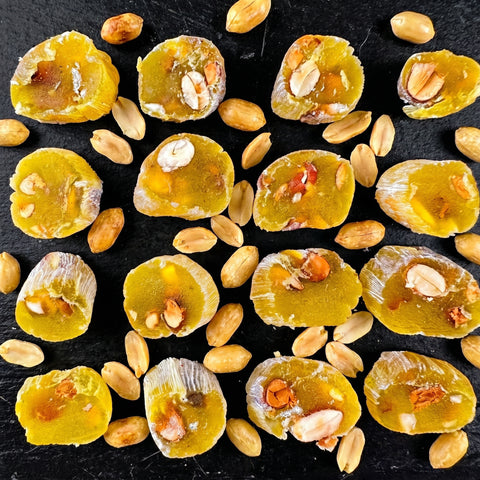 Citronu pirkstiņi ar zemesriekstiem