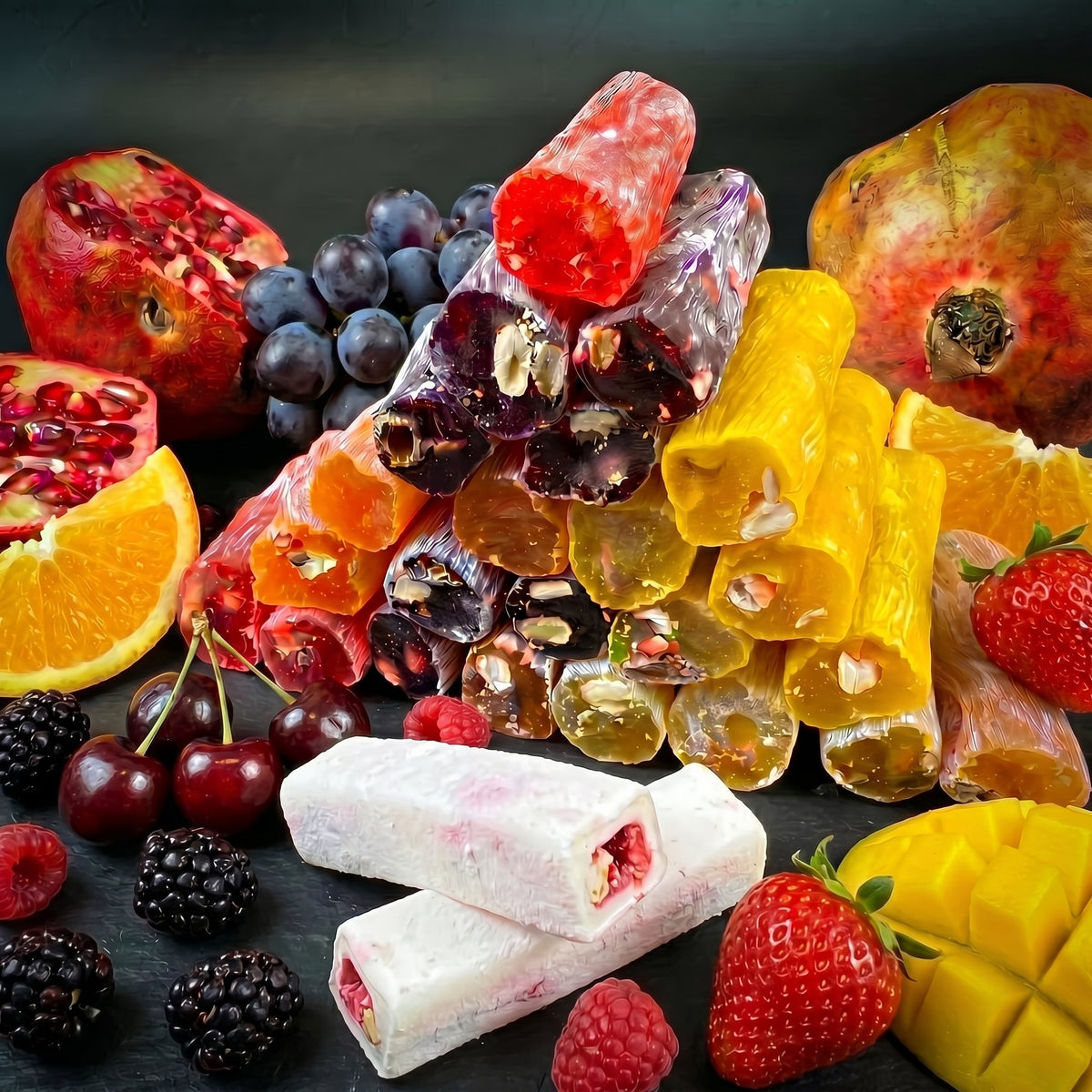 Pirkstiņi ar aprikožu kauliņiem BERRY MIX