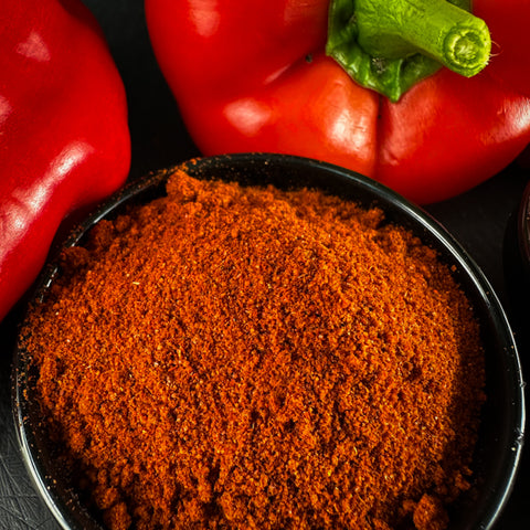 Aromātisks saldās sarkanās paprikas pulveris