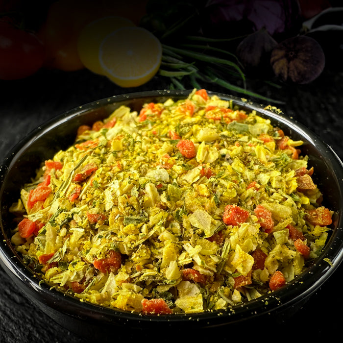 Dārzeņu garšviela aromātiskiem dārzeņu ēdieniem un piedevām