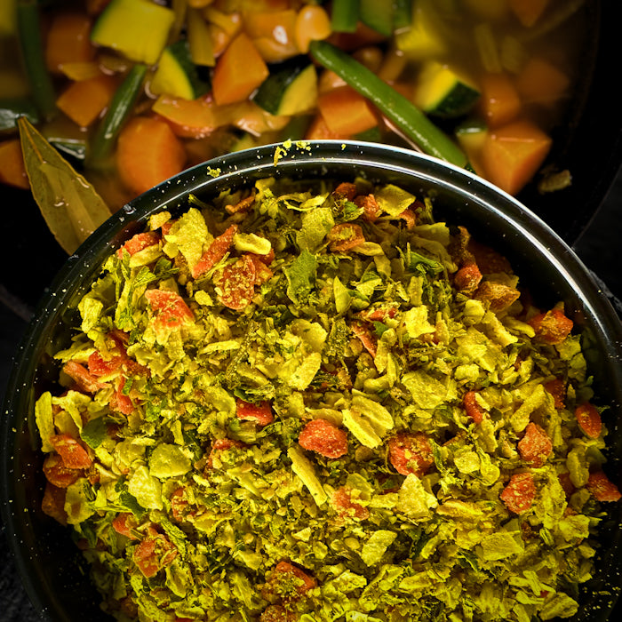 Dārzeņu garšviela aromātiskiem dārzeņu ēdieniem un piedevām