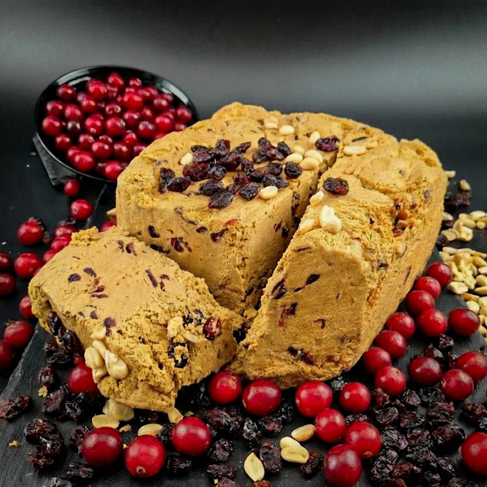 Halva - zemesrieksti ar dzērvenēm