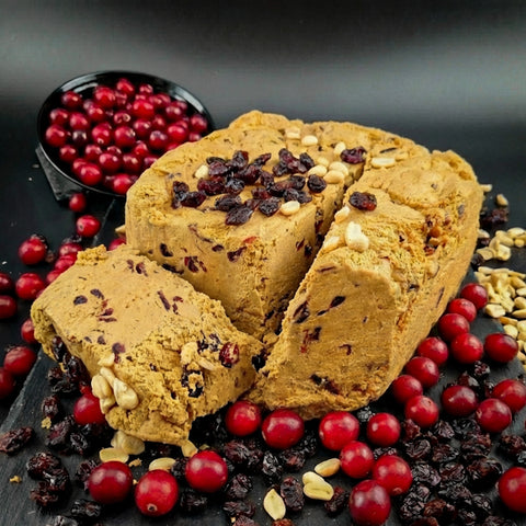 Halva - zemesrieksti ar dzērvenēm