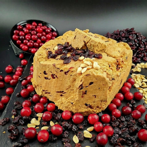 Halva - zemesrieksti ar dzērvenēm