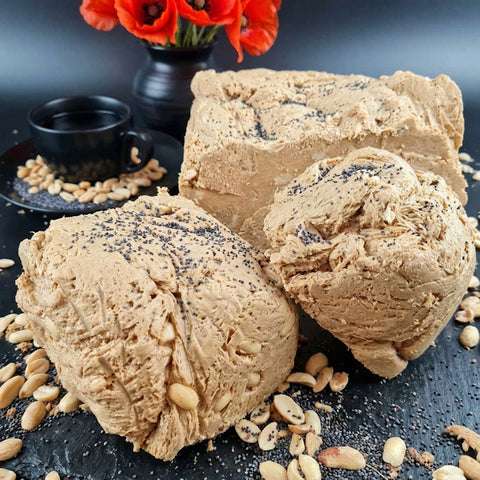 Zemesriekstu halva ar magonēm