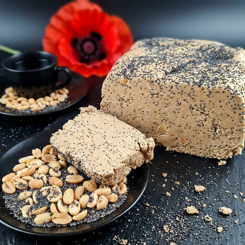Zemesriekstu halva ar magonēm