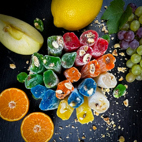 Pirkstiņi ar aprikožu kauliņiem FRUIT MIX
