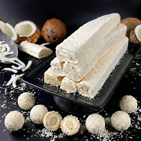 Kokospiena lokums ar baltās šokolādes "Raffaello" krēmu