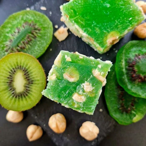 Kivī Lokums ar Lazdu Riekstiem