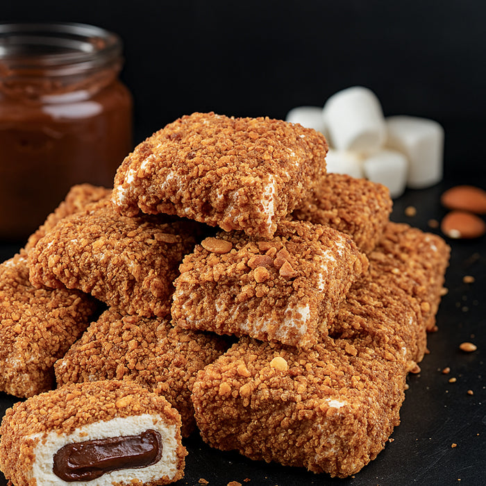 Lokums Pillow ar mandelēm un Nutella