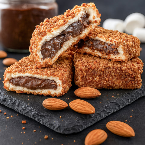 Lokums Pillow ar mandelēm un Nutella
