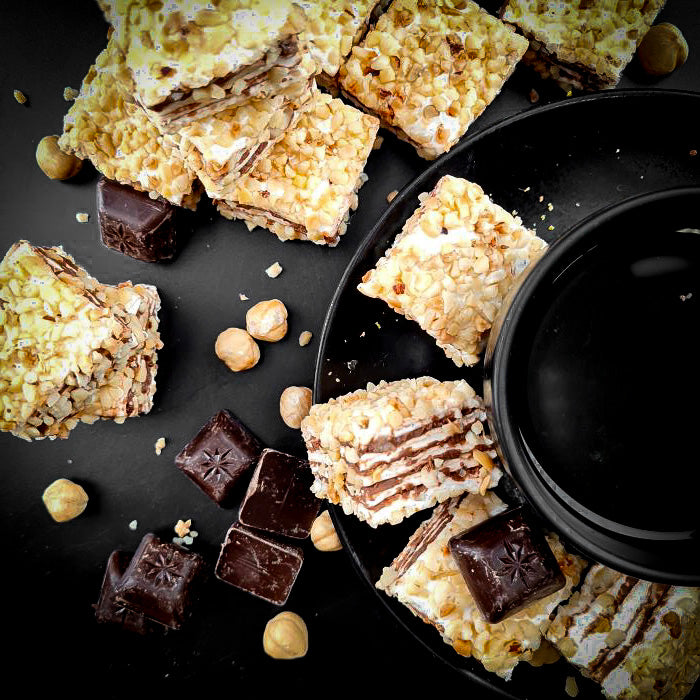 Lukuma-Törtchen mit Haselnüssen