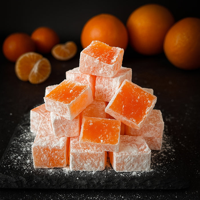Lukums ar mandarīna garšu