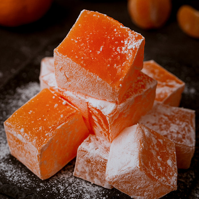 Lukums ar mandarīna garšu