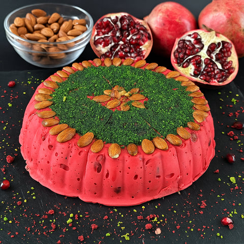 Samarkandas halva ar granātābolu garšu